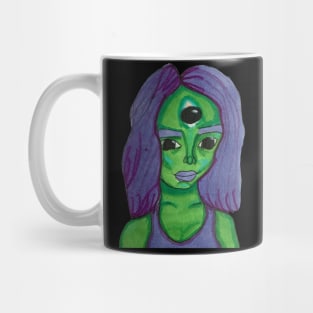 Alien woman Mug